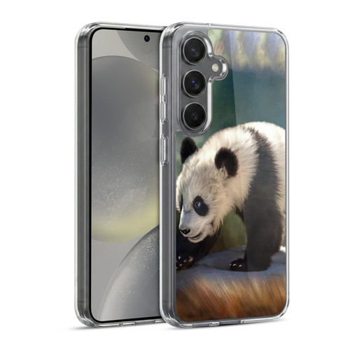 Simone Gatterwe Animals Panda Bear Soft Gel Case for Samsung Galaxy S24 5G & MagSafe