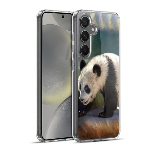 Simone Gatterwe Animals Panda Bear Soft Gel Case for Samsung Galaxy S24+ 5G & MagSafe