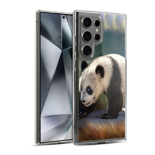 Simone Gatterwe Animals Panda Bear Soft Gel Case for Samsung Galaxy S24 Ultra 5G & MagSafe