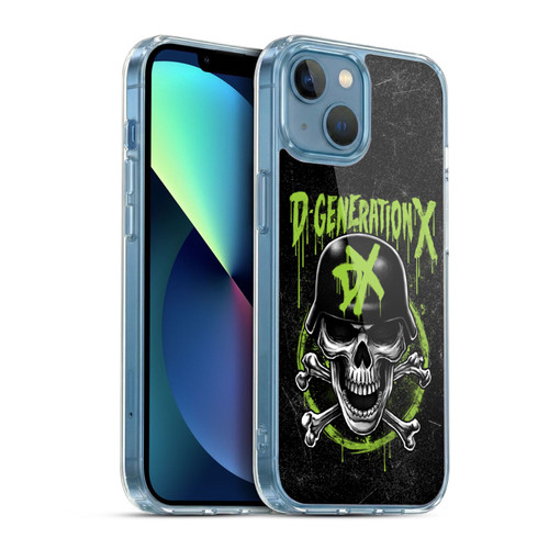 WWE D-Generation X Skull Soft Gel Case for Apple iPhone 13 Mini & MagSafe