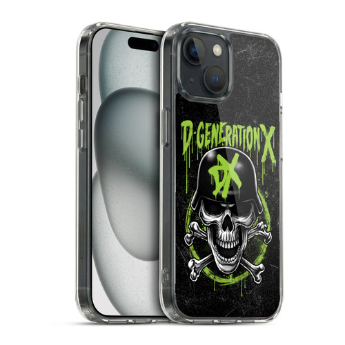 WWE D-Generation X Skull Soft Gel Case for Apple iPhone 15 & MagSafe