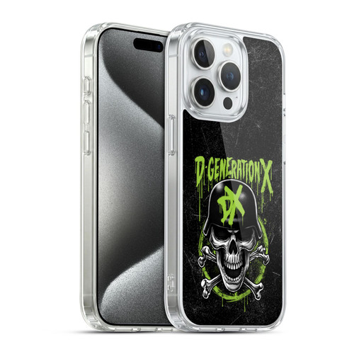 WWE D-Generation X Skull Soft Gel Case for Apple iPhone 15 Pro & MagSafe
