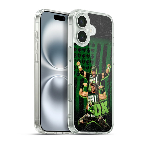WWE D-Generation X DX Triple H & Shawn Soft Gel Case for Apple iPhone 16 Plus & MagSafe