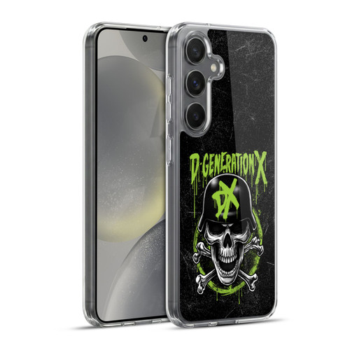 WWE D-Generation X Skull Soft Gel Case for Samsung Galaxy S24+ 5G & MagSafe