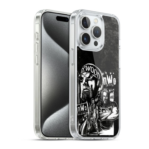 WWE NWO Fathead Superstar Soft Gel Case for Apple iPhone 15 Pro & MagSafe