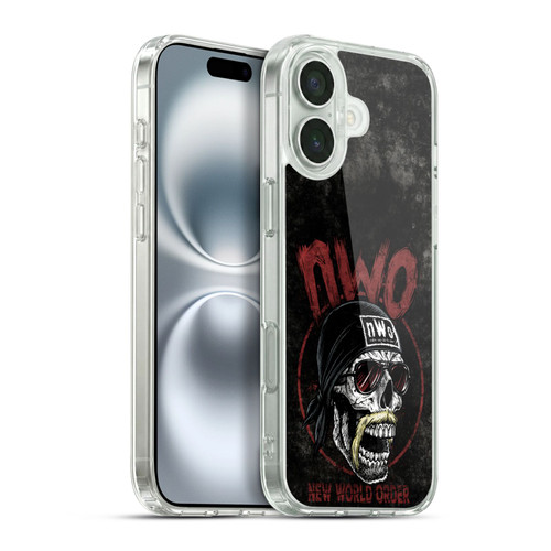 WWE NWO Skull Soft Gel Case for Apple iPhone 16 Plus & MagSafe