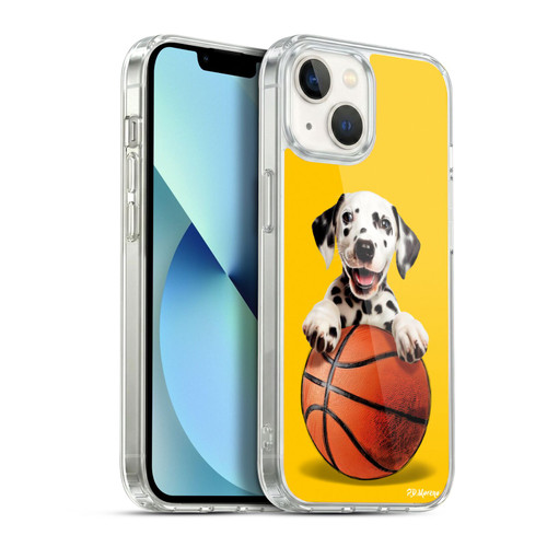P.D. Moreno Sport Puppies Dalmatian Basket Soft Gel Case for Apple iPhone 13