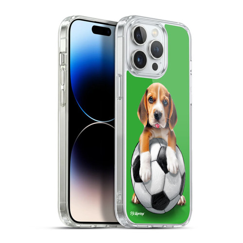 P.D. Moreno Sport Puppies Beagle Soccer Soft Gel Case for Apple iPhone 13 Pro Max & MagSafe