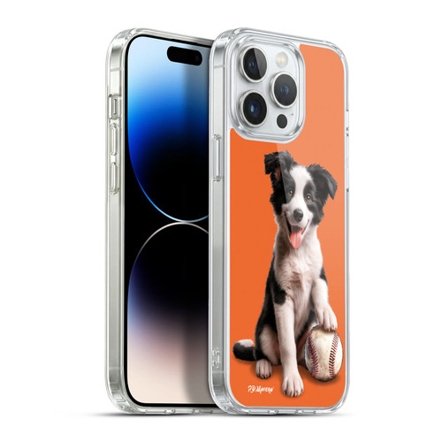 P.D. Moreno Sport Puppies Border Collie Baseball Soft Gel Case for Apple iPhone 13 Pro Max & MagSafe