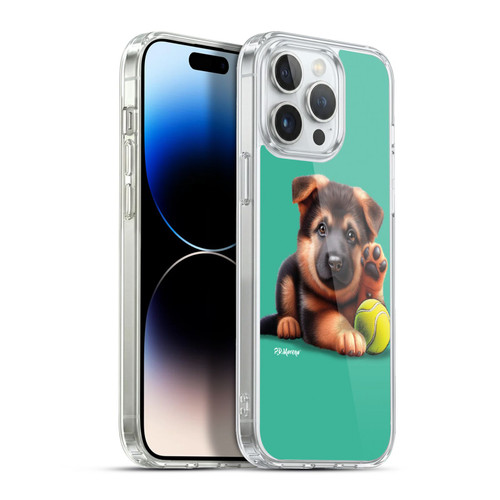 P.D. Moreno Sport Puppies German Shepherd Tennis Soft Gel Case for Apple iPhone 13 Pro Max & MagSafe
