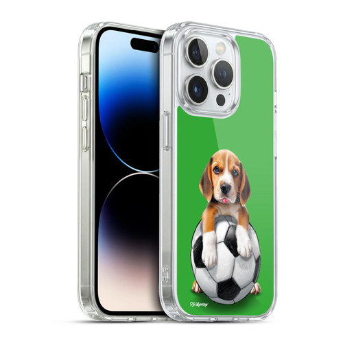 P.D. Moreno Sport Puppies Beagle Soccer Soft Gel Case for Apple iPhone 13 Pro & MagSafe