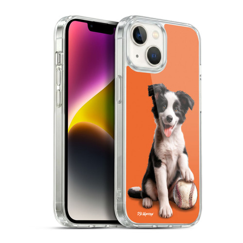 P.D. Moreno Sport Puppies Border Collie Baseball Soft Gel Case for Apple iPhone 14