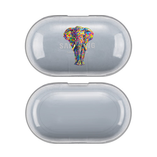 P.D. Moreno Animals Elephant Clear Hard Crystal Cover for Samsung Galaxy Buds / Buds Plus