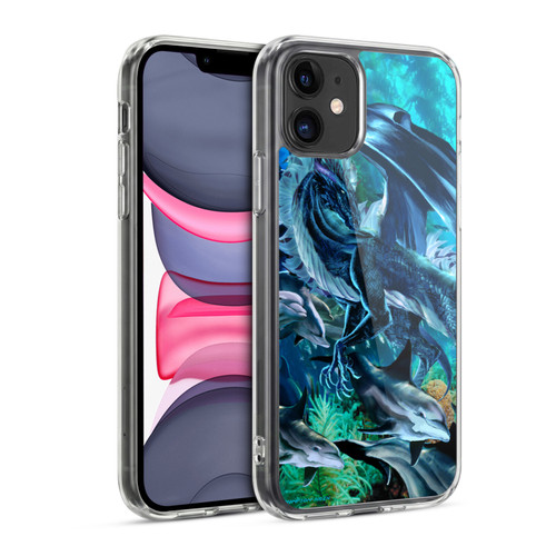 Ruth Thompson Dragons Sea Frolic Soft Gel Case for Apple iPhone 11