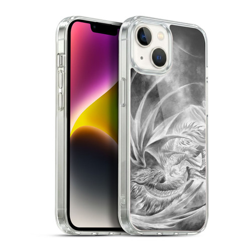Ruth Thompson Dragons Silver Ice Soft Gel Case for Apple iPhone 14