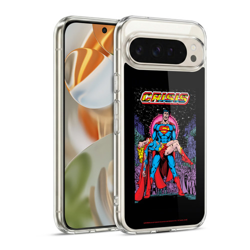 Superman DC Comics Famous Comic Book Covers Supergirl Crisis on Infinite Earths Soft Gel Case for Google Pixel 9 / Pixel 9 Pro