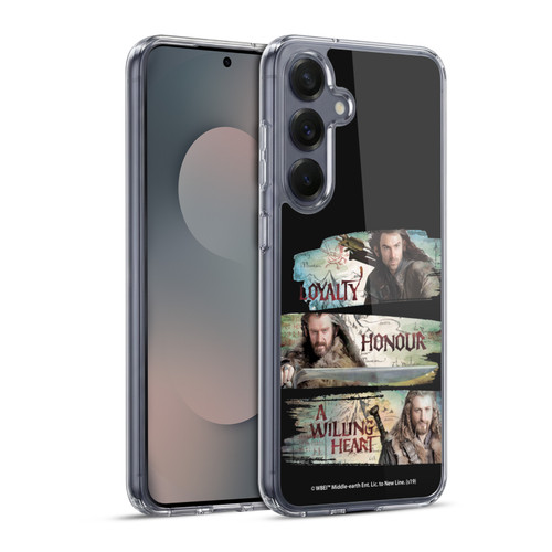The Hobbit An Unexpected Journey Key Art Loyalty And Honour Soft Gel Case for Samsung Galaxy S25+ & MagSafe