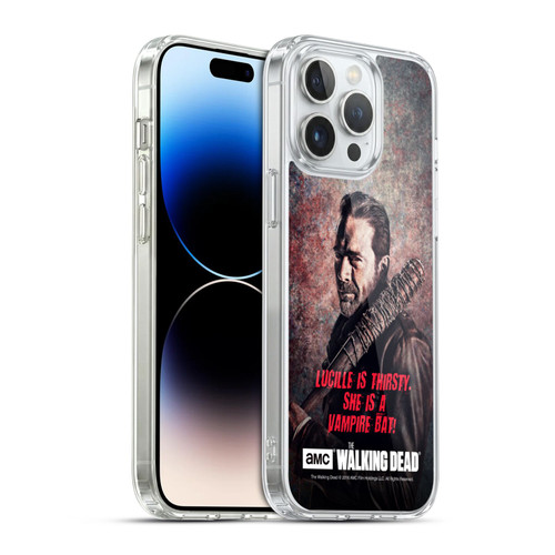 AMC The Walking Dead Negan Lucille Vampire Bat Soft Gel Case for Apple iPhone 14 Pro Max & MagSafe