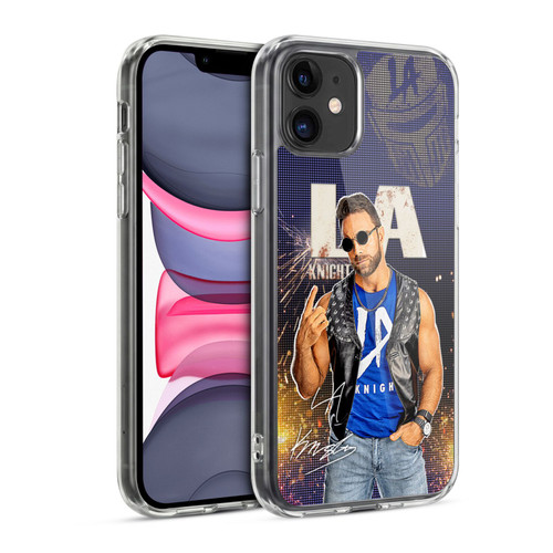 WWE LA Knight Portrait Soft Gel Case for Apple iPhone 11
