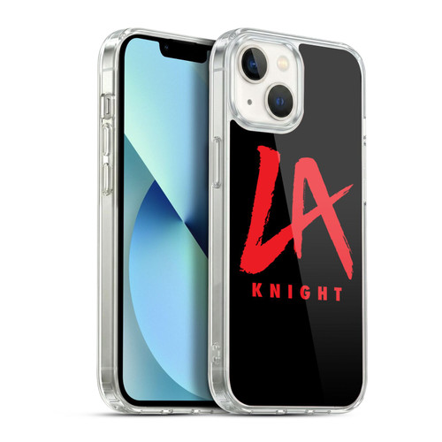 WWE LA Knight Logo Soft Gel Case for Apple iPhone 13