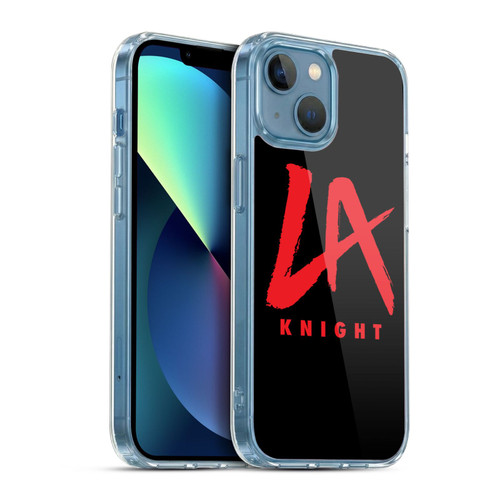 WWE LA Knight Logo Soft Gel Case for Apple iPhone 13 Mini & MagSafe