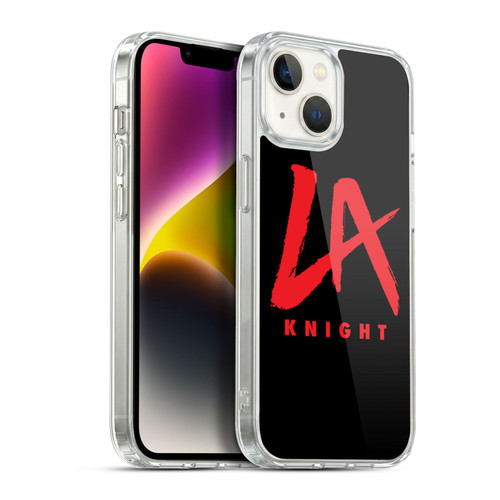 WWE LA Knight Logo Soft Gel Case for Apple iPhone 14
