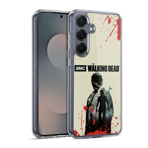 AMC The Walking Dead Silhouettes Rick Soft Gel Case for Samsung Galaxy S25 & MagSafe