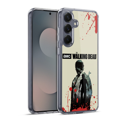 AMC The Walking Dead Silhouettes Rick Soft Gel Case for Samsung Galaxy S25+ & MagSafe