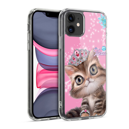 Animal Club International Royal Faces Cat Soft Gel Case for Apple iPhone 11