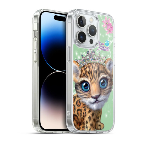 Animal Club International Royal Faces Jaguar Soft Gel Case for Apple iPhone 14 Pro & MagSafe