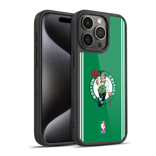 NBA Boston Celtics Logo Green Design Gel Armour Case For Apple iPhone 15 Pro