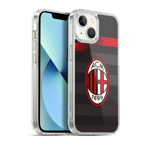 AC Milan 2017/18 Crest Kit Third Soft Gel Case for Apple iPhone 13