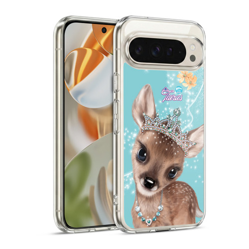 Animal Club International Royal Faces Fawn Soft Gel Case for Google Pixel 9 / Pixel 9 Pro