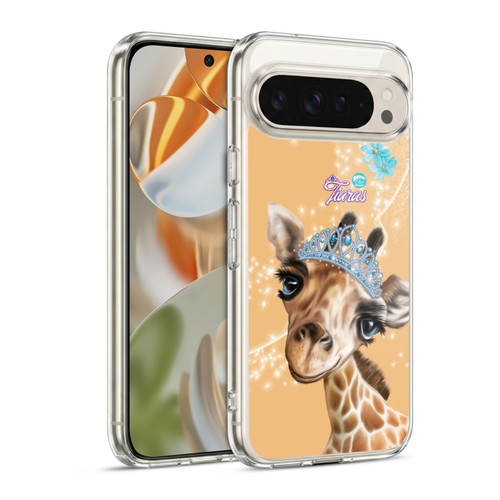 Animal Club International Royal Faces Giraffe Soft Gel Case for Google Pixel 9 / Pixel 9 Pro