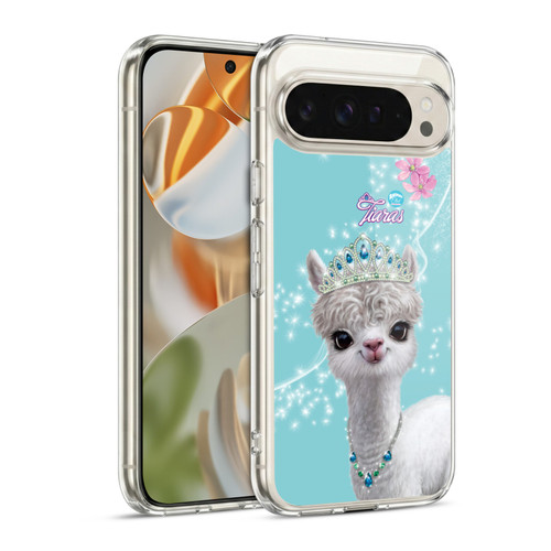 Animal Club International Royal Faces Llama Soft Gel Case for Google Pixel 9 / Pixel 9 Pro
