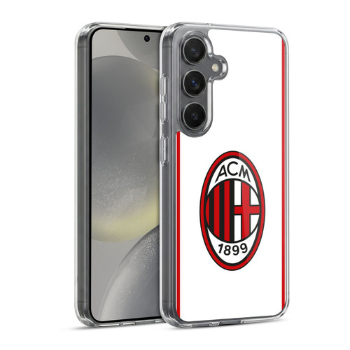 AC Milan 2017/18 Crest Kit Away Soft Gel Case for Samsung Galaxy S24 5G & MagSafe