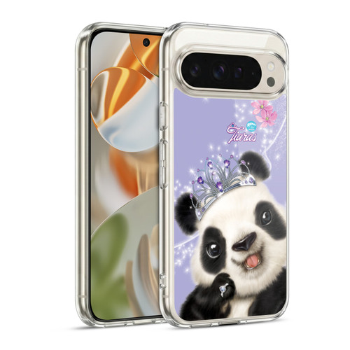Animal Club International Royal Faces Panda Soft Gel Case for Google Pixel 9 / Pixel 9 Pro