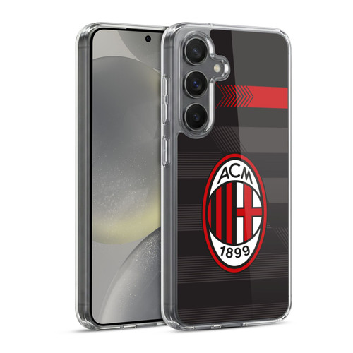 AC Milan 2017/18 Crest Kit Third Soft Gel Case for Samsung Galaxy S24 5G & MagSafe