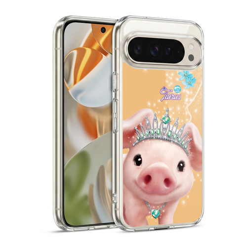 Animal Club International Royal Faces Pig Soft Gel Case for Google Pixel 9 / Pixel 9 Pro