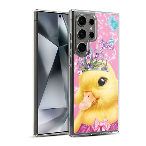 Animal Club International Royal Faces Duck Soft Gel Case for Samsung Galaxy S24 Ultra 5G & MagSafe
