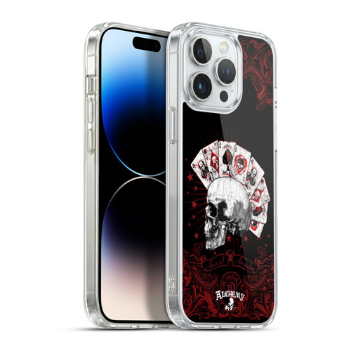 Alchemy Gothic Skull And Cards Aces Of Anarchy Soft Gel Case for Apple iPhone 13 Pro Max & MagSafe