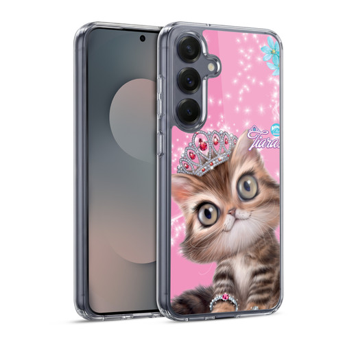 Animal Club International Royal Faces Cat Soft Gel Case for Samsung Galaxy S25 & MagSafe