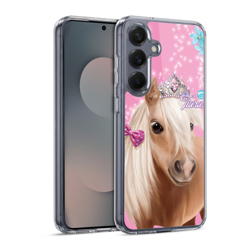 Animal Club International Royal Faces Horse Soft Gel Case for Samsung Galaxy S25 & MagSafe