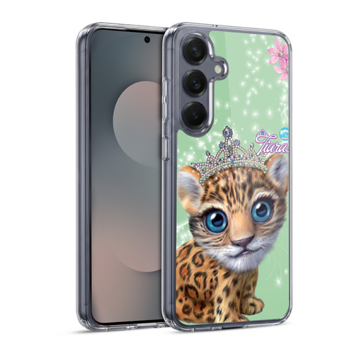 Animal Club International Royal Faces Jaguar Soft Gel Case for Samsung Galaxy S25 & MagSafe