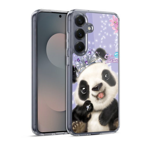 Animal Club International Royal Faces Panda Soft Gel Case for Samsung Galaxy S25 & MagSafe