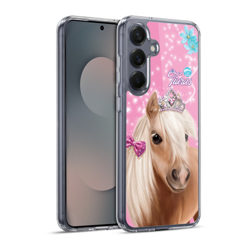 Animal Club International Royal Faces Horse Soft Gel Case for Samsung Galaxy S25+ & MagSafe