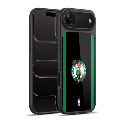 NBA Boston Celtics Logo Black Green Design Gel Armour Case For Apple iPhone 17 Air