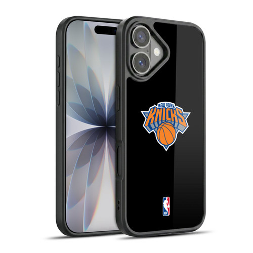 NBA New York Knicks Logo Black Design Gel Armour Case For Apple iPhone 17