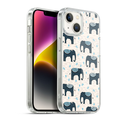 Andrea Lauren Design Animals Elephant Soft Gel Case for Apple iPhone 14