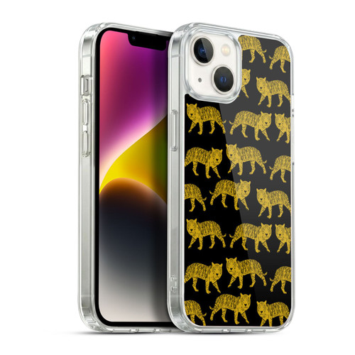 Andrea Lauren Design Animals Black Tiger Soft Gel Case for Apple iPhone 14 Plus & MagSafe